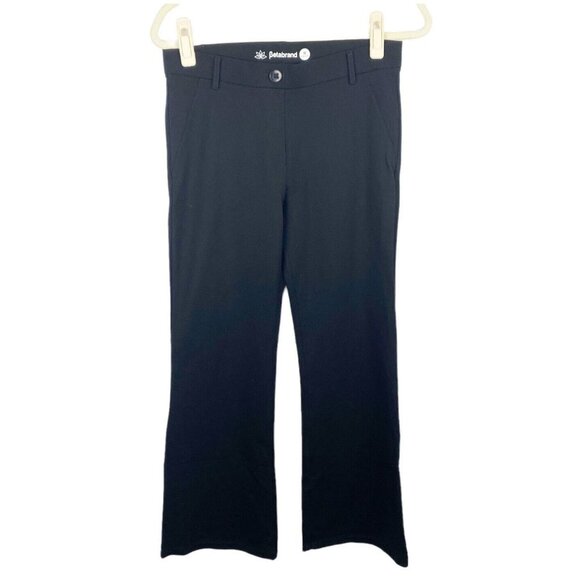 Betabrand Dress Pant Yoga Pants Boot Cut Classic Black Medium Petite W0104-BK - Picture 2 of 7